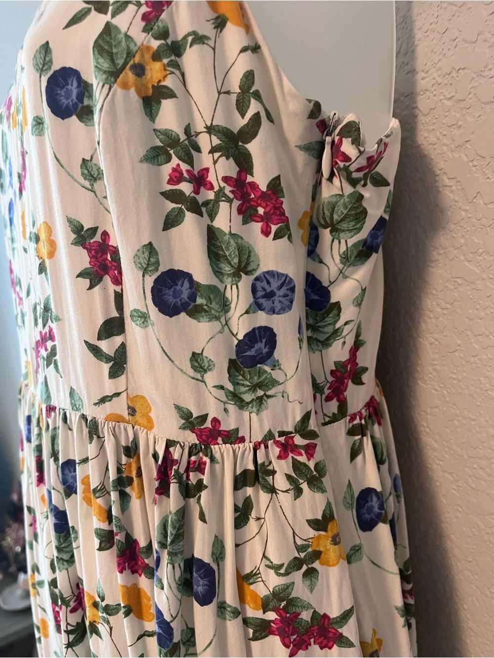 Old navy Floral Midi Dress Cottagecore Sundress Sleeveless Summer Casual M - Picture 6 of 7